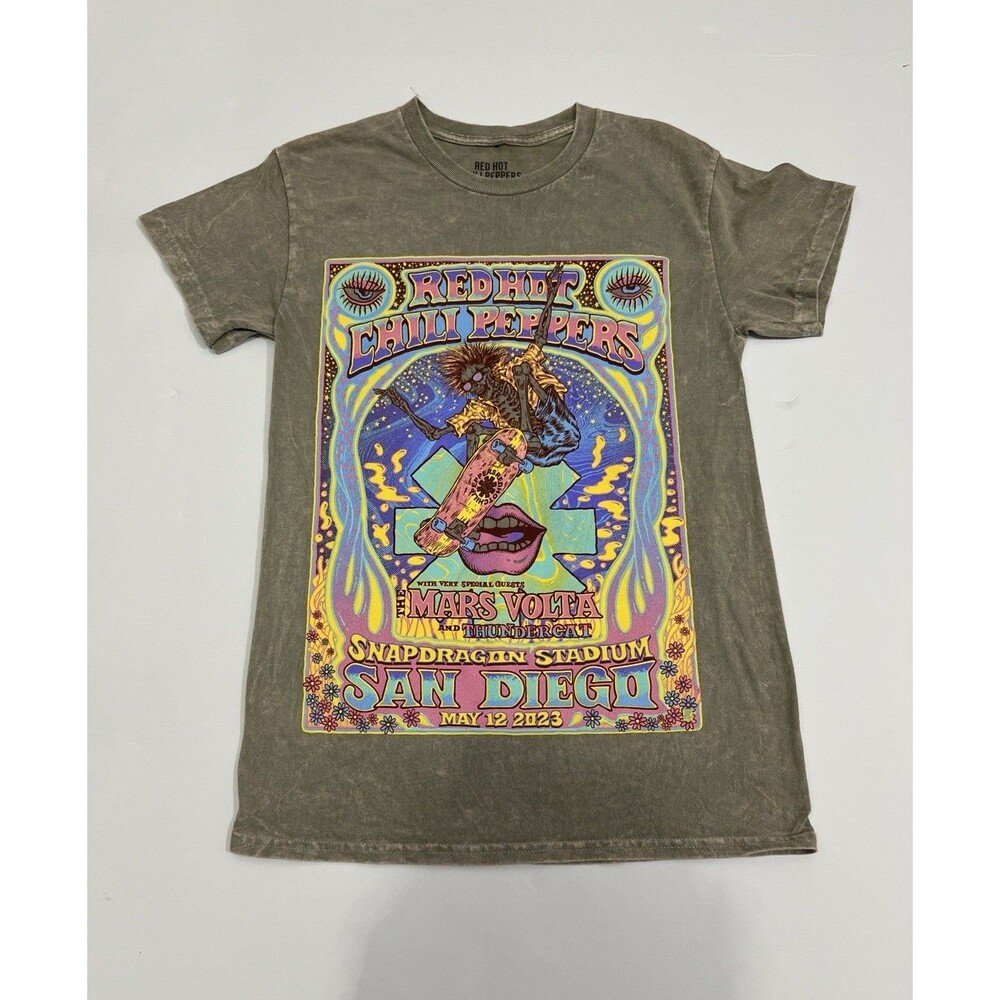 Red Hot Chili Peppers 2023 Tour Tee San Diego Snapdragon Stadium Mars Volta S